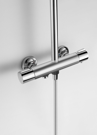 Душевая система с изливом Arrow AG3318CP хром